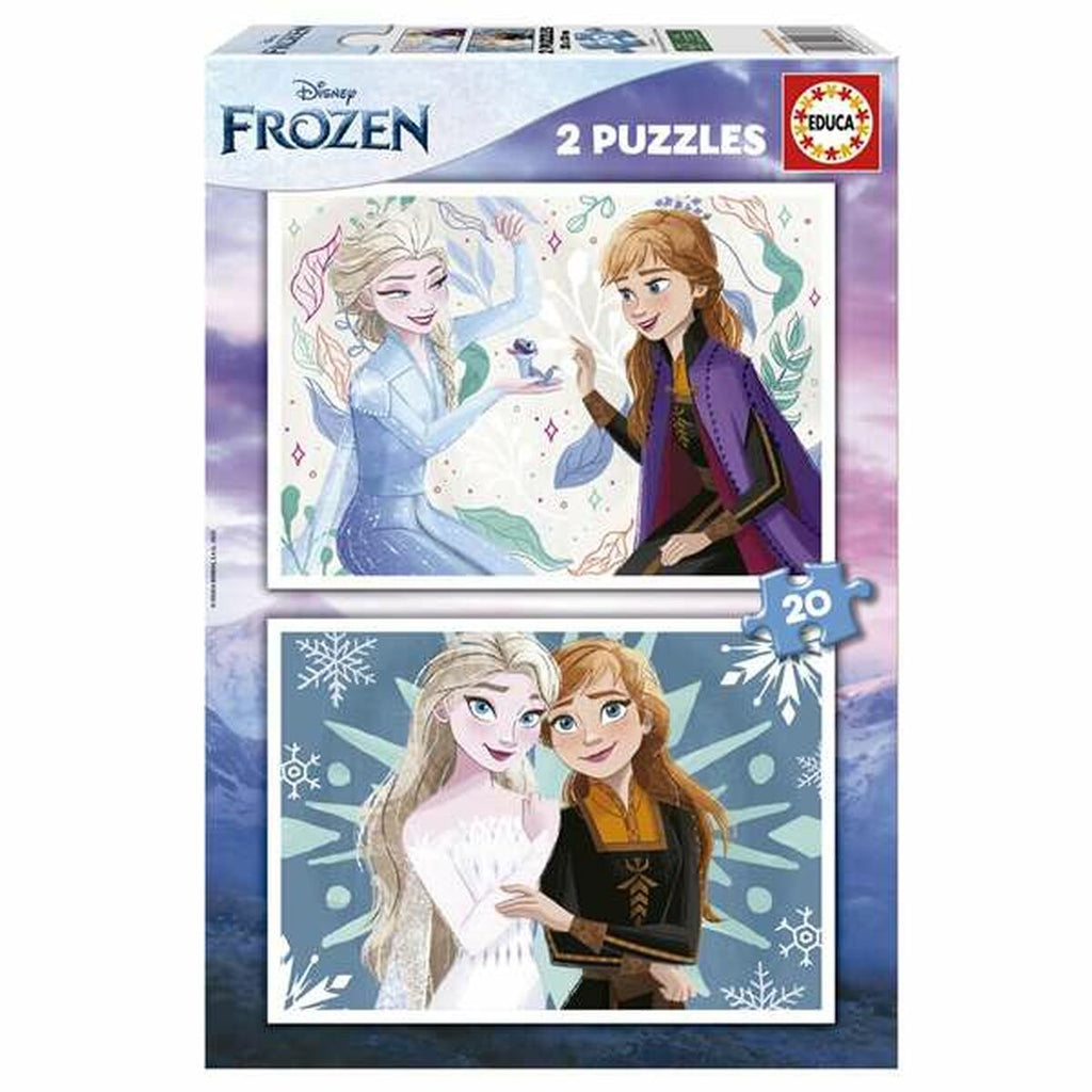 2-Puzzle Set Frozen 20 Pieces-0