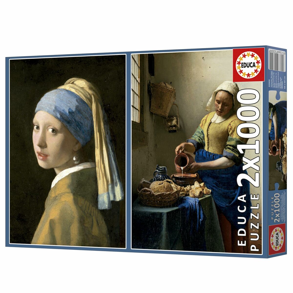 Puzzle Educa Vermeer 1000 Pieces (2 Units)-2