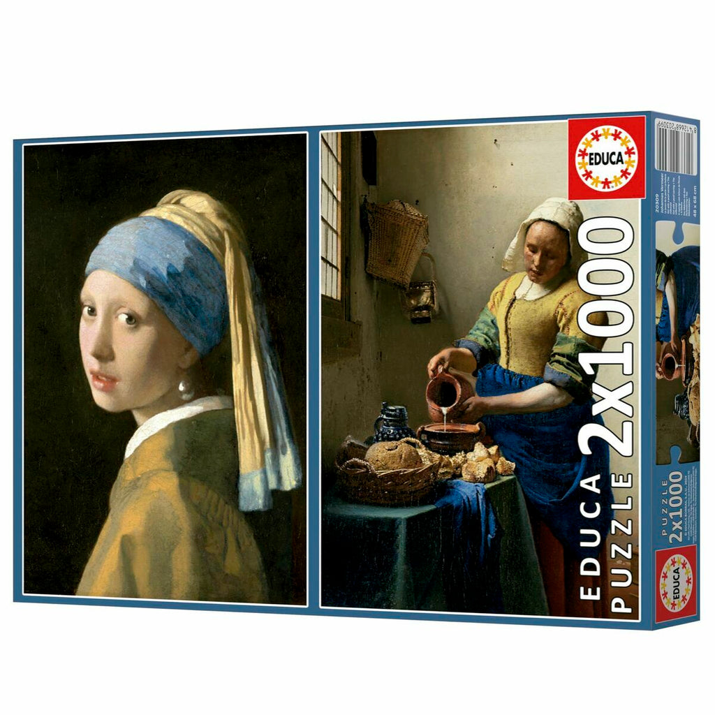 Puzzle Educa Vermeer 1000 Pieces (2 Units)-1