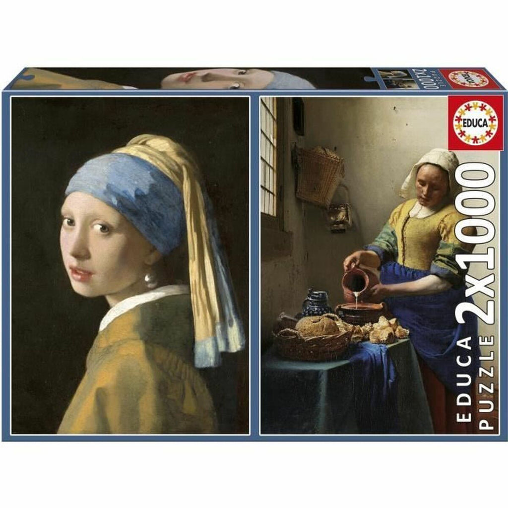Puzzle Educa Vermeer 1000 Pieces (2 Units)-8